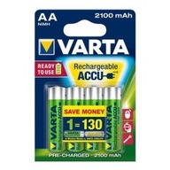 4 x batéria VARTA AA R6 2100 mAh R2U 4 x batéria VARTA AA R6 2100 mAh R2U