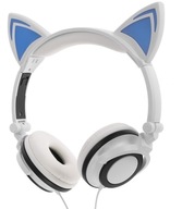 SKLADACIE SLÚCHADLÁ CAT EAR, LED PODSVIETENIE SKLADACIE SLÚCHADLÁ CAT EAR, LED PODSVIETENIE