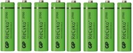 8 x GP Recyko+ AA R6 2700 1,2V NIMH batéria 8 x GP Recyko+ AA R6 2700 1,2V NIMH batéria