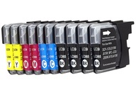 10x ATRAMENTY PRE BROTHER LC985 MFC-J265W MFC-J410 XL 10x ATRAMENTY PRE BROTHER LC985 MFC-J265W MFC-J410 XL