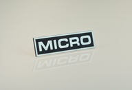 Samolepiace logo Micro Seiki. Náhradník. 60 x 16 mm