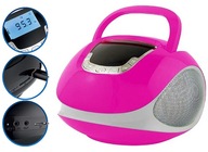 Boombox SPEAKER s BLUETOOTH USB SD AUX FM ružový Boombox SPEAKER s BLUETOOTH USB SD AUX FM ružový