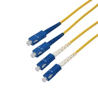 SC single-mode duplexný prepojovací kábel z optických vlákien 10m