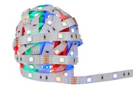 LED pásik 5050 RGB Viacfarebný, farebný a biely, 5m