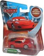 Autá L Disney Autá Mattel Červené Ferrari F430