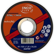 INOX oceľový rezací kotúč 125x1 INCO kovový 10 ks INOX oceľový rezací kotúč 125x1 INCO kovový 10 ks
