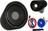 SUPER BASS 800W SUBWOOFER SO ZOSILŇOVAČOM + KÁBLE