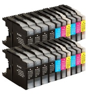 20x atramentové kazety pre Brother DCP-J525W DCP-J725DW 20x atramentové kazety pre Brother DCP-J525W DCP-J725DW