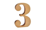 Drevené čísla, drevené čísla, 20 cm, dekorácia