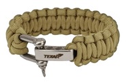 PARACORD NÁRAMOK PREŽITIA, 3m kojotské TEXAR lano PARACORD NÁRAMOK PREŽITIA, 3m kojotské TEXAR lano
