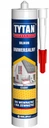 Tytan Professional univerzálny silikónový 280ml čierny flexibilný tmel
