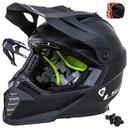 BLACK LS2 MX437 FAST EVO OFFROAD CROSS 3XL PRILBA