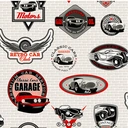 Tehlová tapeta VEHICLES CARS vintage stena