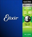 Struny pre elektrickú gitaru Elixir 19102 Optiweb Strings (11-49)