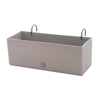 Ratanový kvetináč + úchytky 50 cm + závlaha Ratanový kvetináč + úchytky 50 cm + závlaha