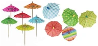 HAVAJSKÉ dáždniky na nápoje Hawaii MIX 144 ks. HAVAJSKÉ dáždniky na nápoje Hawaii MIX 144 ks.