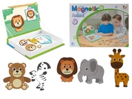 PUZZLE MAGNETIC PUZZLE ANIMALS ASKATO 3+ PUZZLE MAGNETIC PUZZLE ANIMALS ASKATO 3+