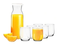 6x POHÁR NA VODU 300ml + Karafa 1l 6x POHÁR NA VODU 300ml + Karafa 1l