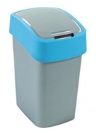 CURVER Odpadkový kôš FLIP BIN 25l sivo/modrý CURVER Odpadkový kôš FLIP BIN 25l sivo/modrý