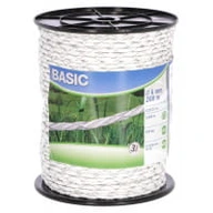 BASIC lano 200m, 6mm, 2 x 0,5mm biele BASIC lano 200m, 6mm, 2 x 0,5mm biele