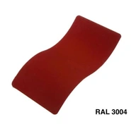 RAL 3004 Farba Polyester Purpurový hladký lesk RAL 3004 Farba Polyester Purpurový hladký lesk