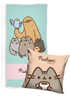PUSHEEN osuška 140x70 BAVLNA + OBLIECKA NA VANKÚŠ 40x40 PUSHEN THE CAT PUSHEEN osuška 140x70 BAVLNA + OBLIECKA NA VANKÚŠ 40x40 PUSHEN THE CAT