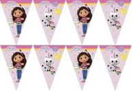 BANNER GIRLAND BANNER MAČIČKA DOM GABI NARODENINY 230cm BANNER GIRLAND BANNER MAČIČKA DOM GABI NARODENINY 230cm