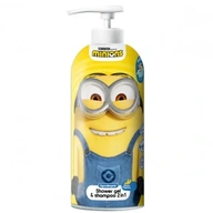 Banánový sprchový gél a šampón 2v1 1000ml Minions Banánový sprchový gél a šampón 2v1 1000ml Minions