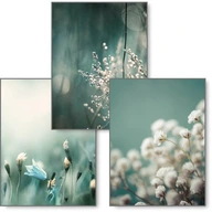 BOHO sada 3 obrazov 30x40 NATURE BROWN plagát #222 BOHO sada 3 obrazov 30x40 NATURE BROWN plagát #222
