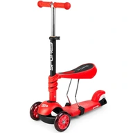 Kolobežka Spokey Tripla 3v1 červená 927100 Kolobežka Spokey Tripla 3v1 červená 927100