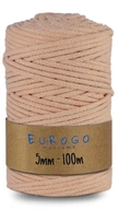 Spletená struna PRE MAKRAME LOSOS 100m 5mm Spletená struna PRE MAKRAME LOSOS 100m 5mm