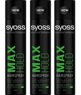 3X SPREJ NA VLASY VEĽMI SILNÝ SPREJ 300ML SYOSS 3X SPREJ NA VLASY VEĽMI SILNÝ SPREJ 300ML SYOSS