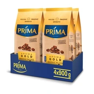 Zrnková káva Prima Aroma Gold 4x900g Zrnková káva Prima Aroma Gold 4x900g