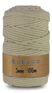Spletená struna PRE MACRAME SVETLO BÉŽOVÁ 100m 5mm Spletená struna PRE MACRAME SVETLO BÉŽOVÁ 100m 5mm