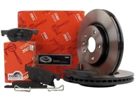 PREDNÉ DISKY TRW + DESTIČKY OPEL ASTRA V K 276MM PREDNÉ DISKY TRW + DESTIČKY OPEL ASTRA V K 276MM