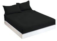 PLACHTA 160x200 BAVLNA BEZ ELASTIKA ČIERNA PLACHTA 160x200 BAVLNA BEZ ELASTIKA ČIERNA
