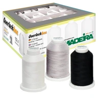 Overlockové nite pre overlock stroj Madeira, sada 12 ks. Overlockové nite pre overlock stroj Madeira, sada 12 ks.