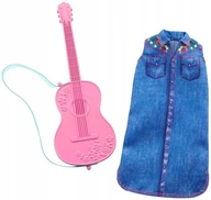 Oblečenie pre Barbie gitaristu FND49 GHX39