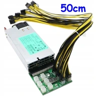 PCI-E GPU 6pin samec na 6+2pin Riser samec kábel PCI-E GPU 6pin samec na 6+2pin Riser samec kábel