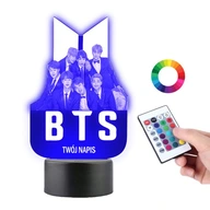 Stolná lampa Bts Boys Band 16col LED PLEXIDO Stolná lampa Bts Boys Band 16col LED PLEXIDO