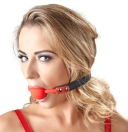 SILIKÓNOVÝ roubík, nastaviteľný popruh BDSM, červený SILIKÓNOVÝ roubík, nastaviteľný popruh BDSM, červený