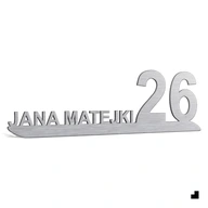 PÔVODNÁ ADRESA ČÍSLO DOMU s adresou| HLINÍK 44x13cm | PÔVODNÁ ADRESA ČÍSLO DOMU s adresou| HLINÍK 44x13cm |