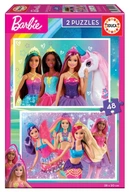 Educa Puzzle 2 x 48 Barbie Educa Puzzle 2 x 48 Barbie