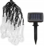 Záhradná guľa SOLAR GARLAND Lampy - teplé Záhradná guľa SOLAR GARLAND Lampy - teplé