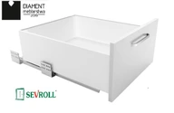 SEVROLLBOX SLIM zásuvka v=199mm biela-450mm