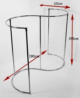SINUSOIDAL GONDOLA 190CM STOJAN NA OBLEČENIE c1 SINUSOIDAL GONDOLA 190CM STOJAN NA OBLEČENIE c1