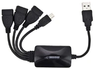 ESPERANZA USB Hub Esperanza EA114 3xUSB 2.0 čierny ESPERANZA USB Hub Esperanza EA114 3xUSB 2.0 čierny