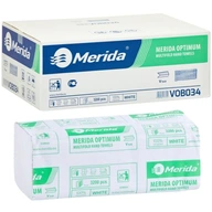 ZZ biele dvojvrstvové hrubé savé papierové utierky Merida VOB034 3200 ZZ biele dvojvrstvové hrubé savé papierové utierky Merida VOB034 3200
