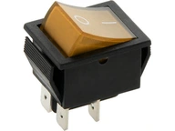 SPÍNAČ KOLESOVÝ SPÍNAČ PODSVETLENÝ ORANŽOVÝ 15A 230V MK621 4P SPÍNAČ KOLESOVÝ SPÍNAČ PODSVETLENÝ ORANŽOVÝ 15A 230V MK621 4P