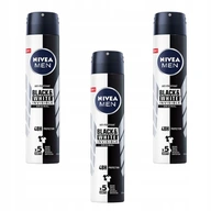 NIVEA MEN Black White pánsky antiperspirant 3x200ml NIVEA MEN Black White pánsky antiperspirant 3x200ml